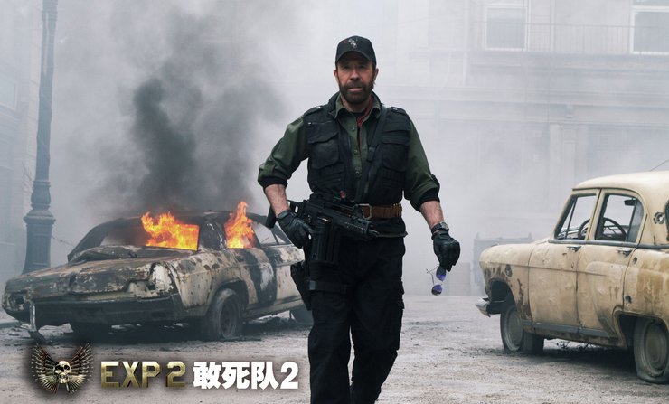 安卓手机影视 欧美 敢死队2 火爆动作高清壁纸