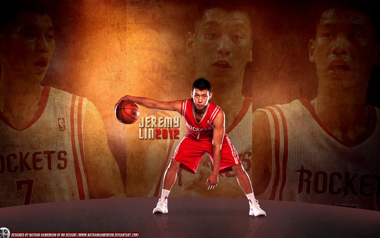 安卓手机体育 篮球 NBA  休斯顿 火箭队 林书豪高清壁纸