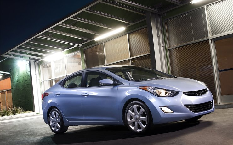 安卓手机Hyundai Elantra 现代 伊兰特 汽车 宽屏高清壁纸