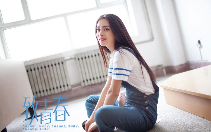 安卓手机致青春 毕业季 美女 模特 宽屏 学生妹 清纯高清壁纸