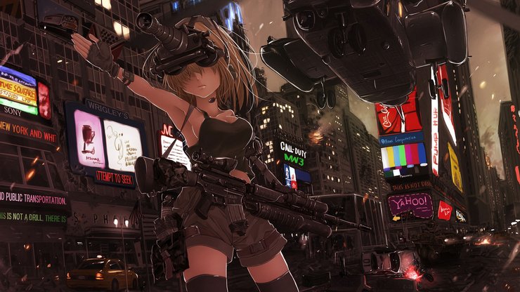 安卓手机动漫 CG 卡通 漫画 美女 动作 草泥马高清壁纸