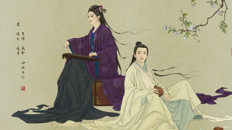 安卓手机手绘 古风 花千骨 唯美高清壁纸