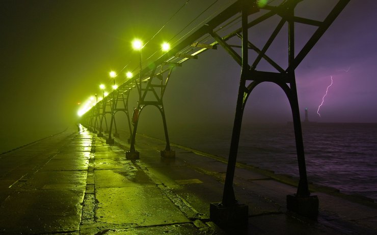 安卓手机风景 跨海大桥高清壁纸