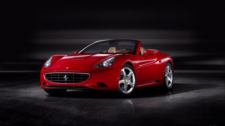 安卓手机汽车 超跑 红色 法拉利599 GTB Fiorano高清壁纸