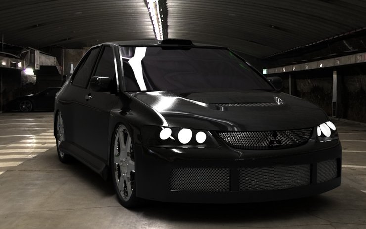 安卓手机汽车 三菱高清壁纸