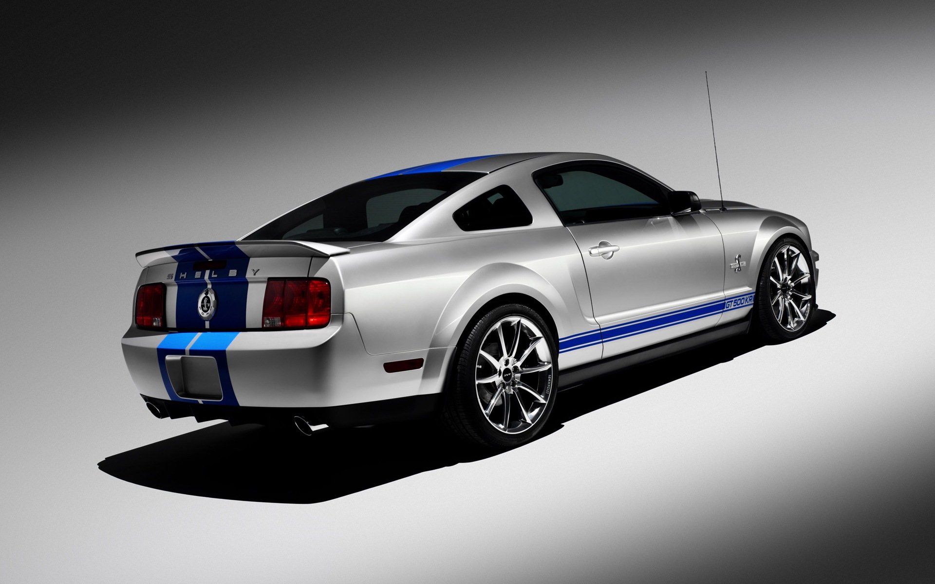  汽车 超跑 银色 蓝色 福特 野马 gt500 七月三日