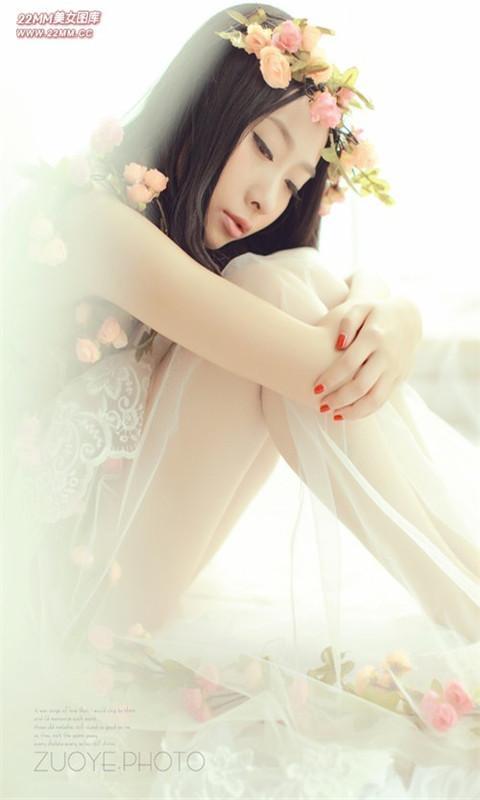 白丝袜朦胧优雅气质美女动态壁纸