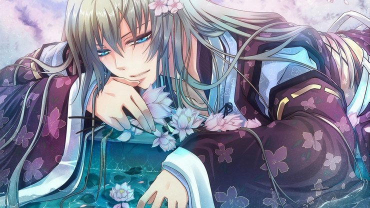 安卓动漫 插画 手绘 古典美男手机壁纸