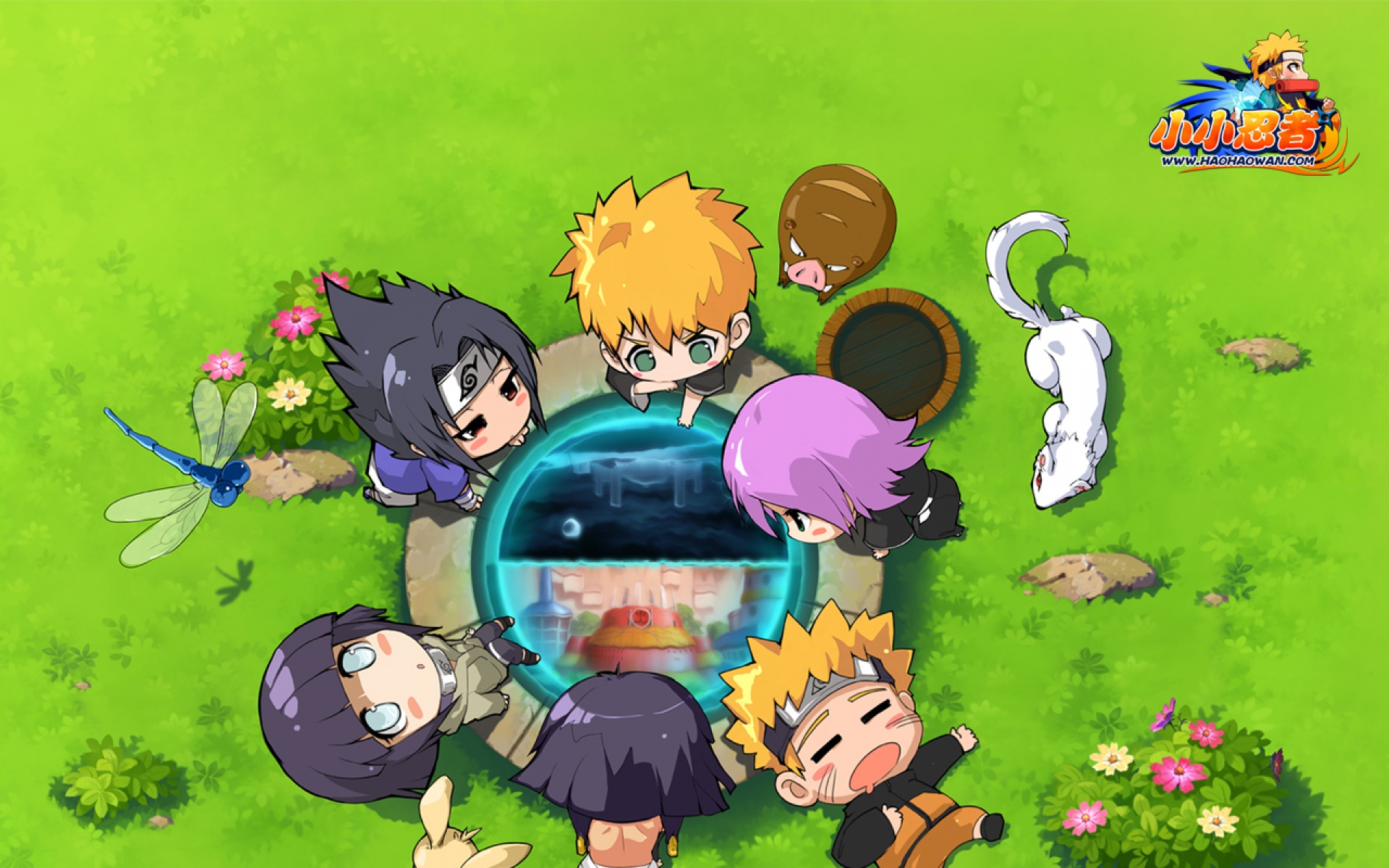 安卓(android)小小忍者 可爱 动漫 游戏高清手机壁纸免费下载,安心