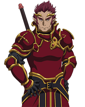 持有传说级武器"魔剑·格拉姆",曾被誉为alo中最强的玩家,率领大军